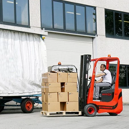 NEUWERTH Logistics SA - Mariotti - Mycros - 3-wheels electric forklift truck