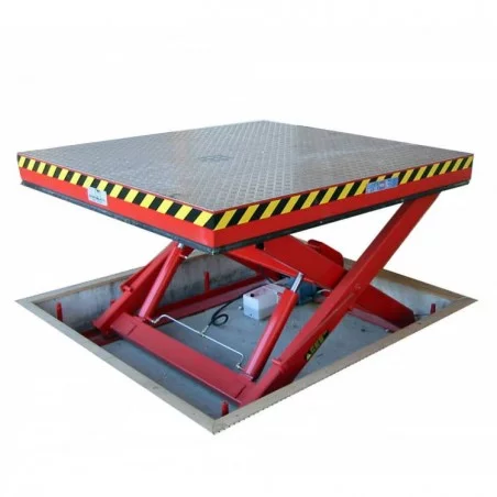 Single scissor platform
