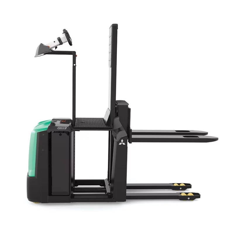 NEUWERTH Logistics SA - Mitsubishi Forklift Trucks - VELiA ES - OPB12N2F/FP - Order picker