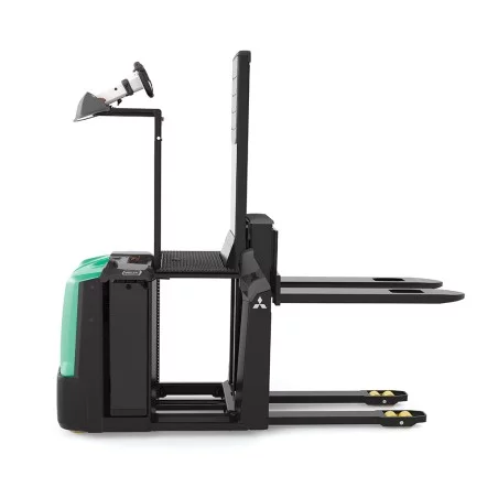 NEUWERTH Logistics SA - Mitsubishi Forklift Trucks - VELiA ES - OPB12N2F/FP - Order picker