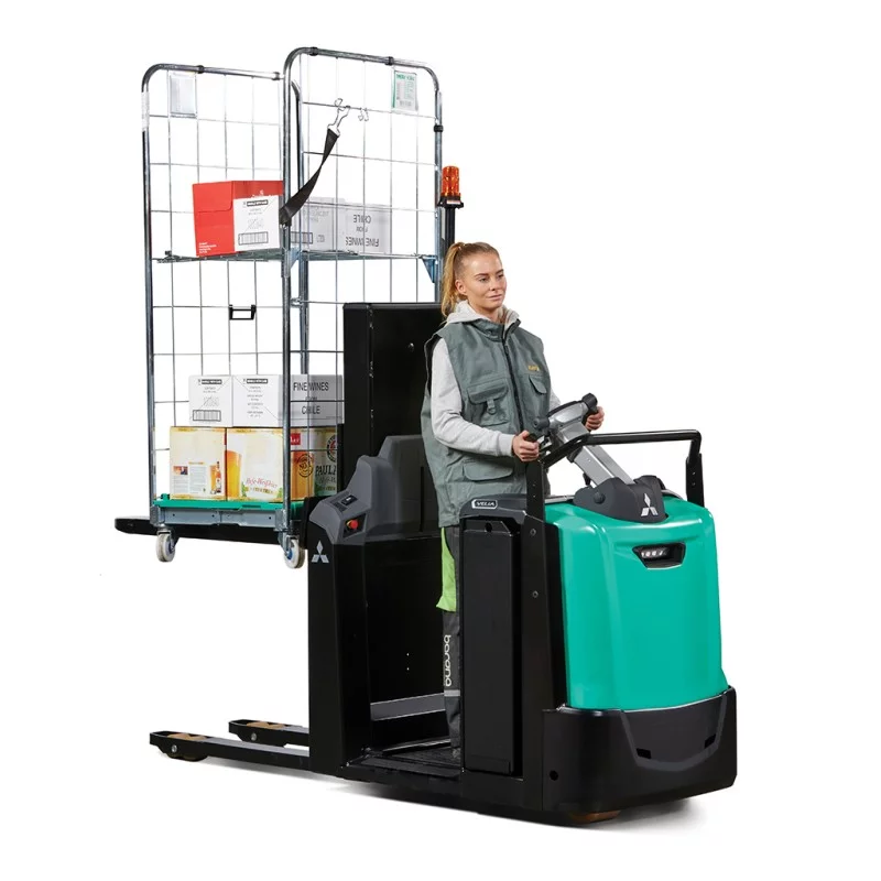NEUWERTH Logistics SA - Mitsubishi Forklift Trucks - VELiA ES - OPB12N2F/FP - Order picker