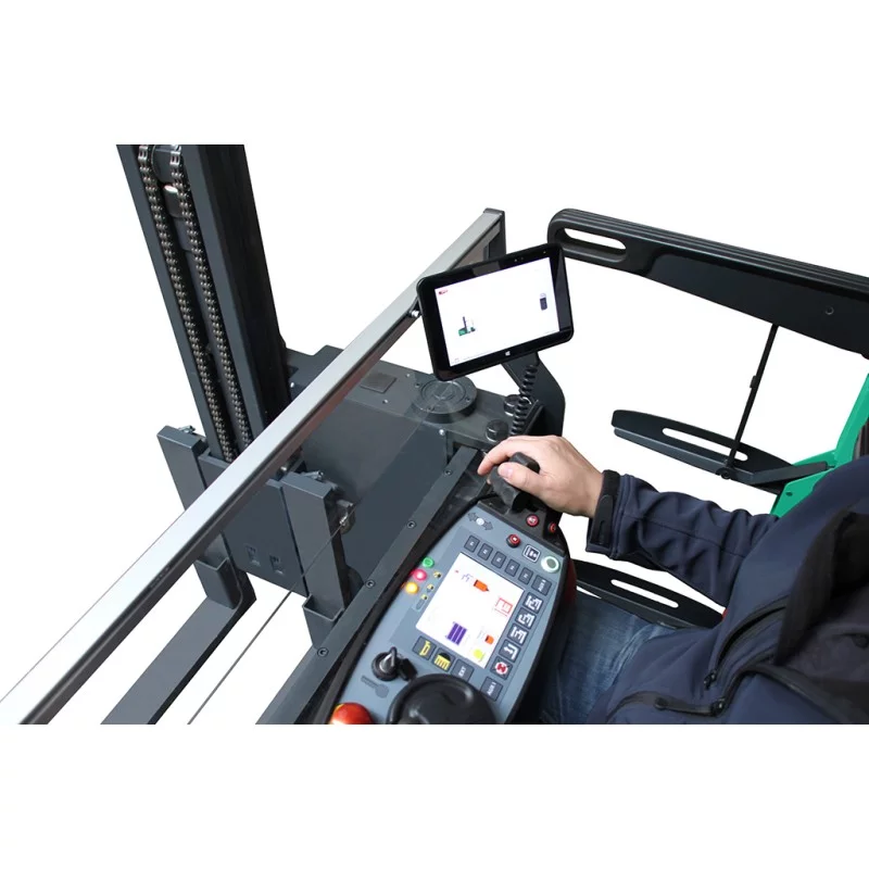 NEUWERTH Logistics SA - Mitsubishi Forklift Trucks - ELViA VNT15XL - Chariot allées étroites