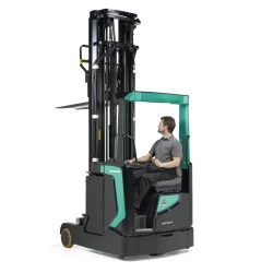 NEUWERTH Logistics SA - Mitsubishi Forklift Trucks - SENSiA EM Telescopique - Chariot à mât retractable